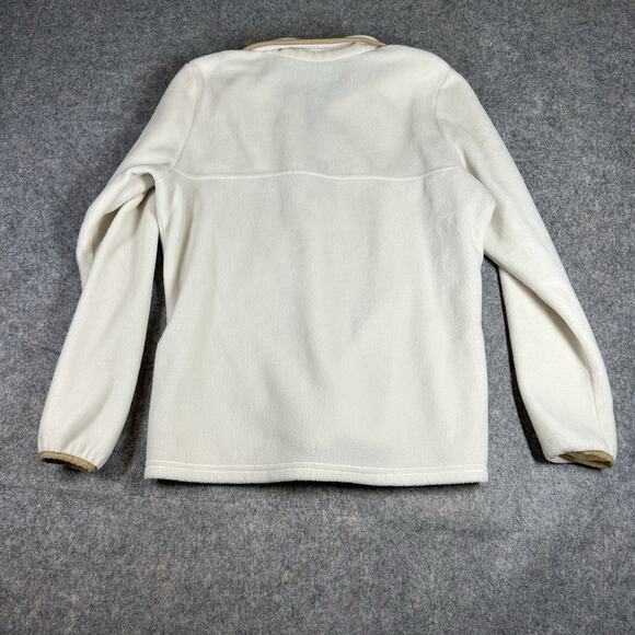 Columbia Sweatshirt Large Benton Springs Half Snap Pullover Sweater Fleece Chalk - Picture 6 of 8